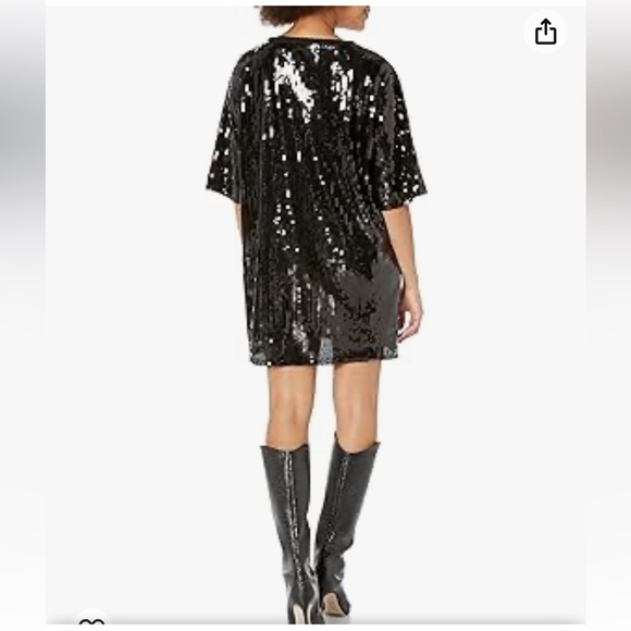 Fashion Nova Embellished It’s My Birthday Sequin Shirt Dres - Picture 6 of 16